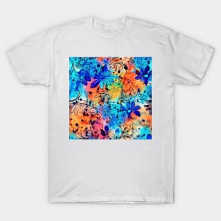 Rainbow flowers 3 T-Shirt